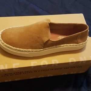 Women's TOMS slip-on loafers, Sunset Toffee Suede